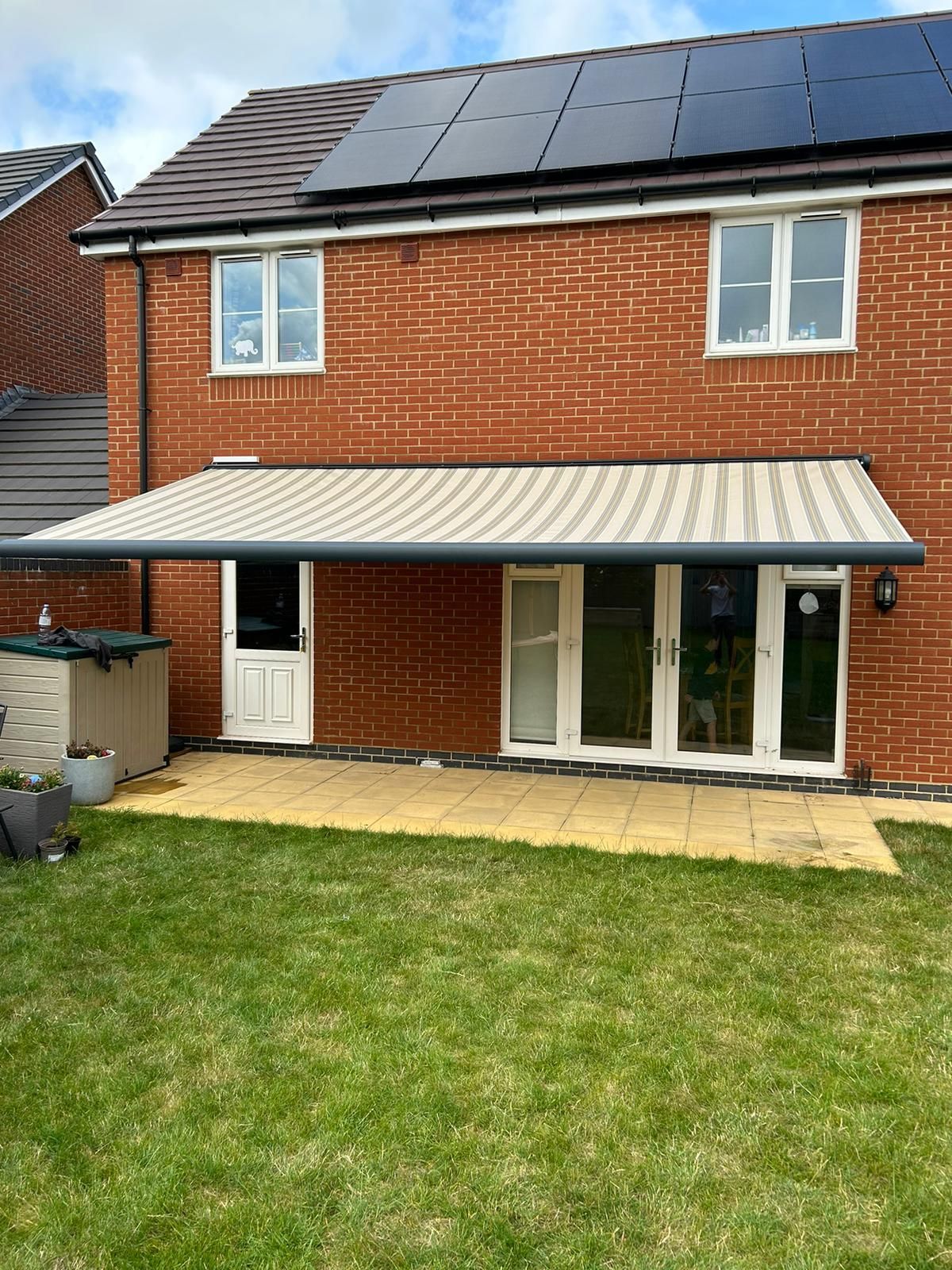 RA Solar Powered Awning 3.5m Full Cassette Awning