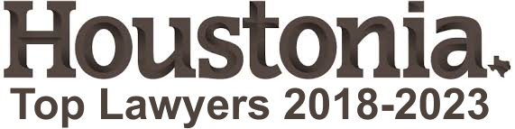 The logo for houstonia top lawyers is shown on a white background.