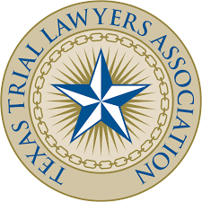 The logo for the texas trial lawyers association