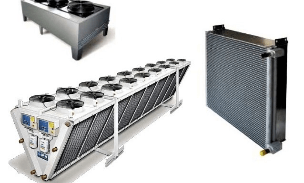 Three Types of Industrial Cooling Units. One With Fans — Refrigeration & Air Supplies (South Coast) In Wollongong, NSW
