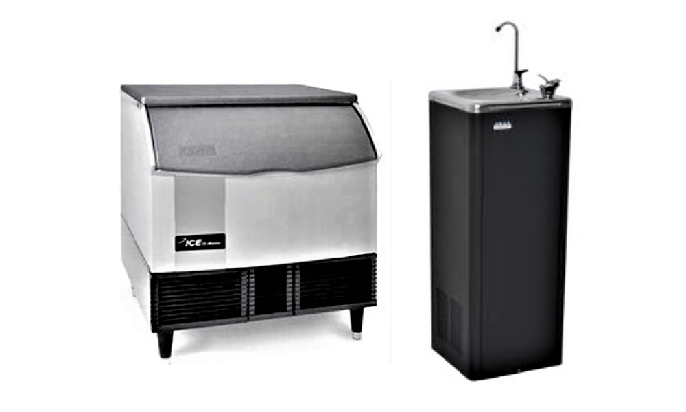 Ice Machine and Water Fountain Side — Refrigeration & Air Supplies (South Coast) In Wollongong, NSW