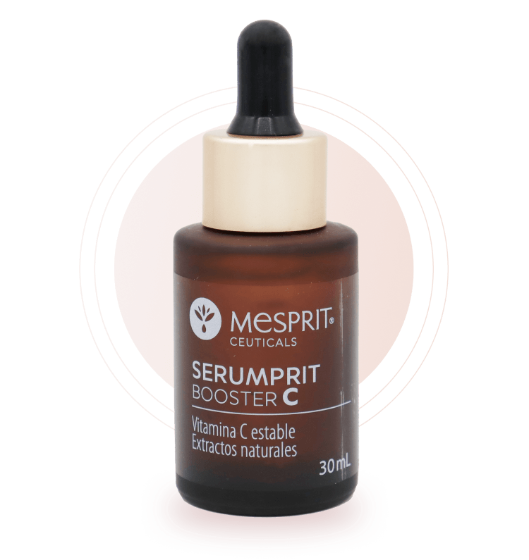 Una botella de mesprit ceuticals serumprt booster c