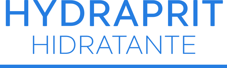 Un cartel azul y blanco que dice Hydrarrit Hidratante