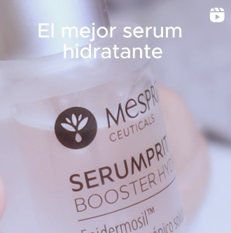 Una botella de suero potenciador de Mespro Ceuticals