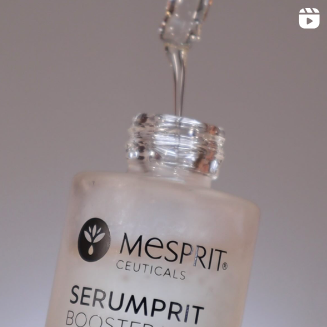 Una botella de suero potenciador de Mesprit Ceuticals