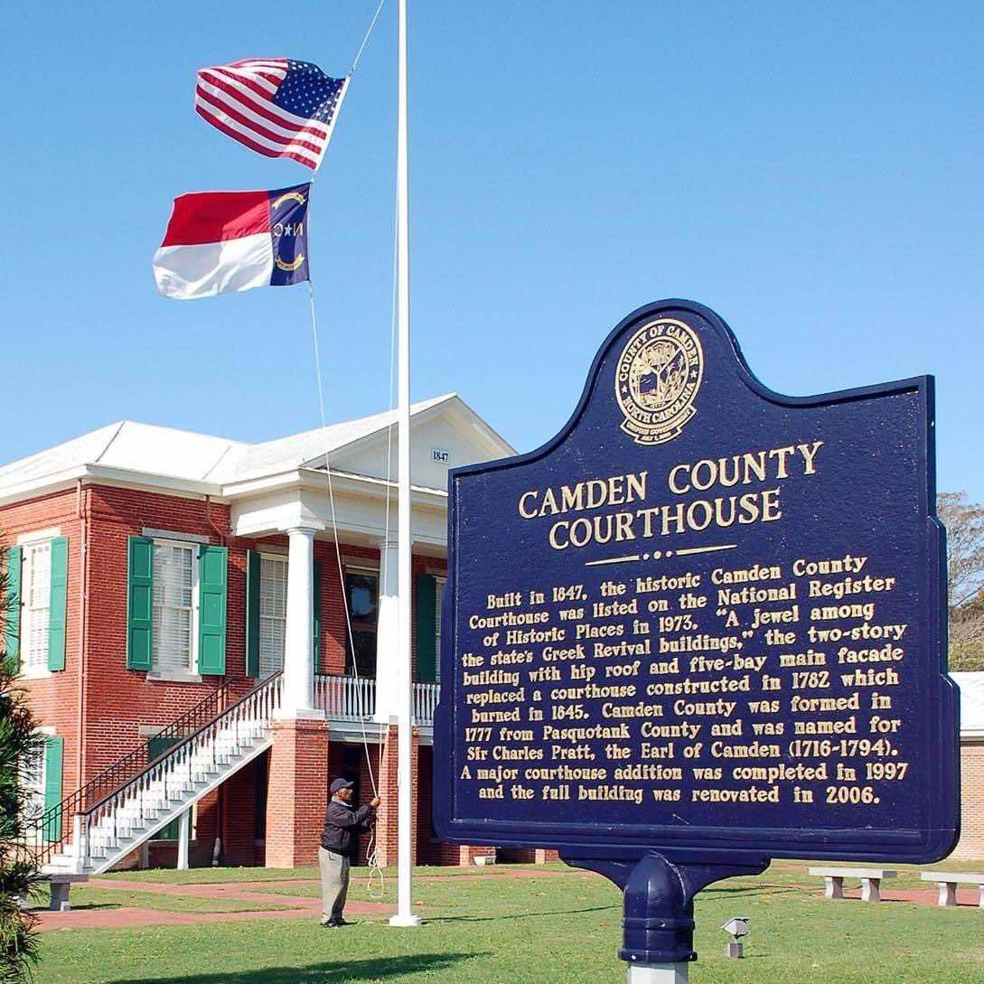 Historic Camden Coiunty Courthouse North Carolina