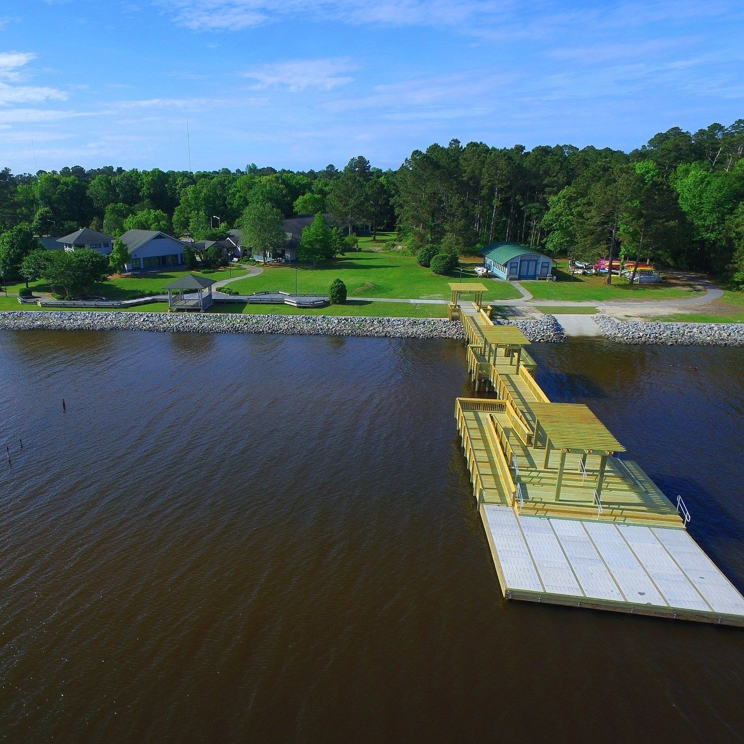 Summer Camp Aerial Photo | Eastern 4-H Center | Historic Albemarle Highway