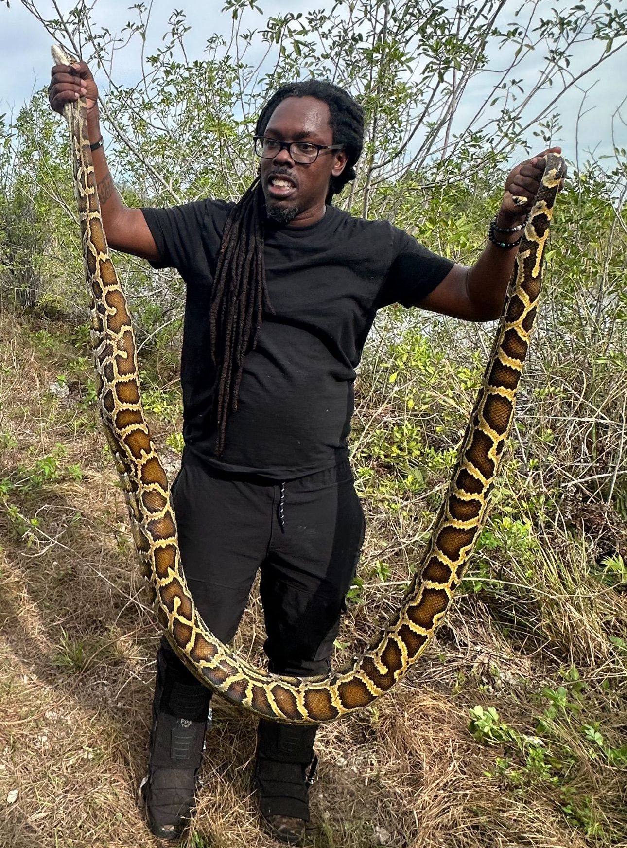 Guided Python Hunt in Florida | Hunt Invasive Python In The Everglades