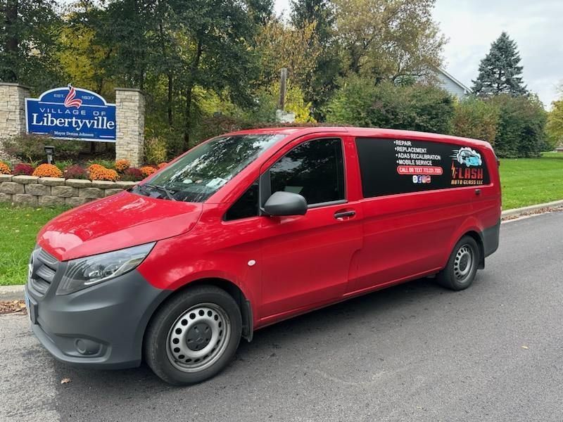 Cargo van windshield replacement in Chicago, IL Cargo van windshield replacement in Chicago, IL