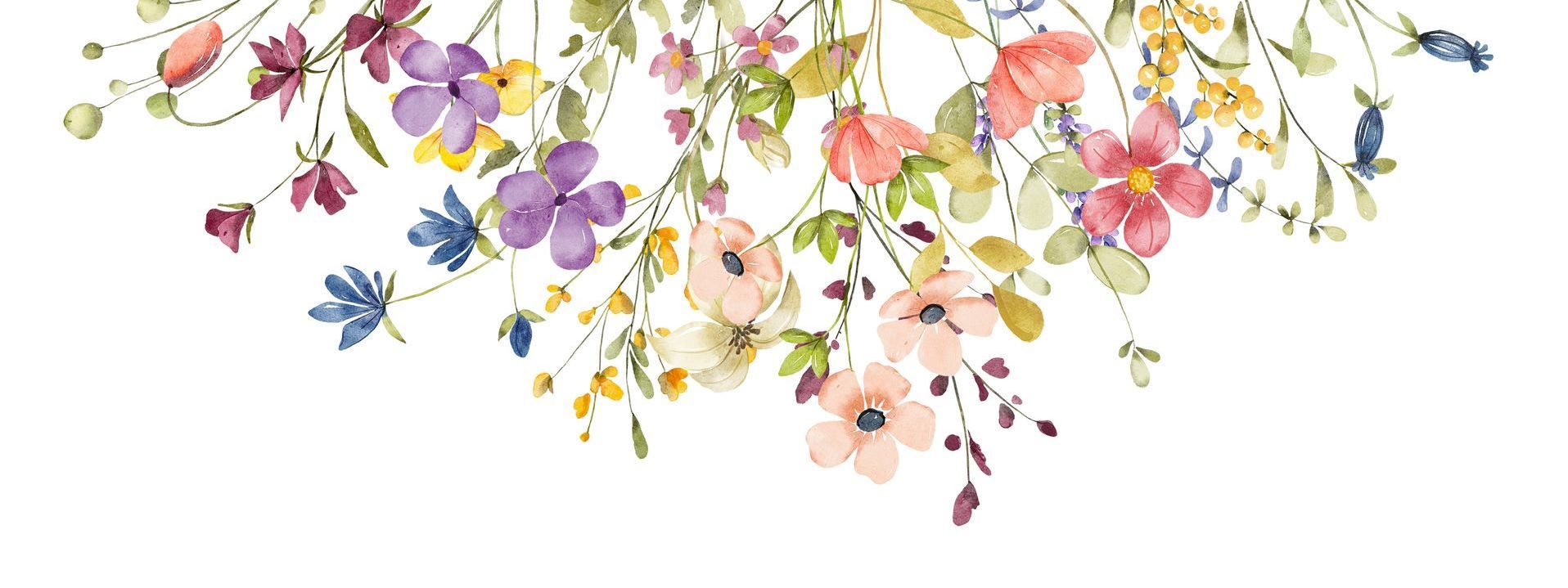ein Blumenstrauß aus bunten Blumen
