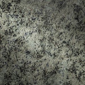 Gray speckled granite-like stone surface with dark and light mottling