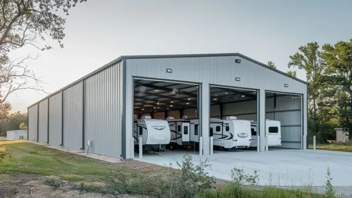 RV Storage Building Installation in Frisco