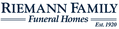 The logo for sample funeral home is shown on a white background.