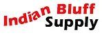 Indian Bluff Supply logo in red and black text on a white background
