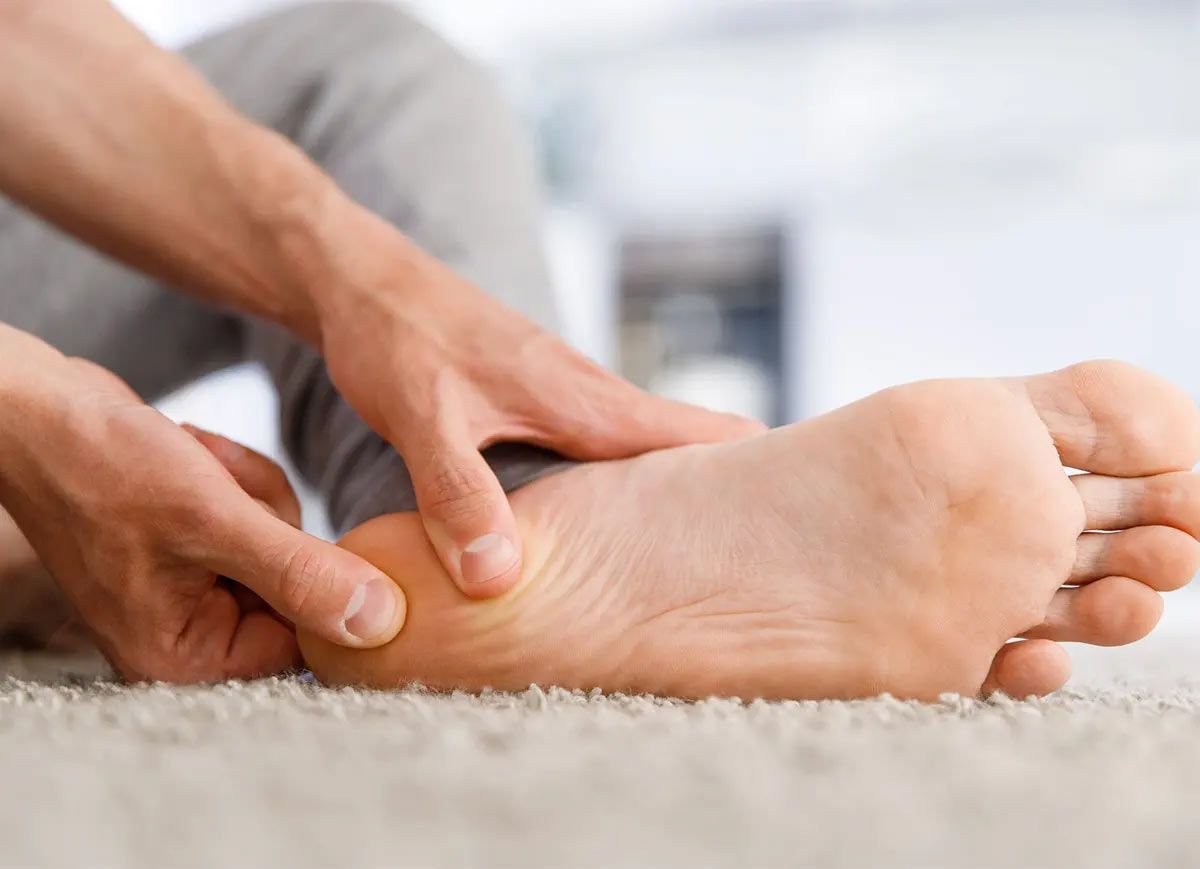 Heel spur causing foot pain treated with physiotherapy and shockwave therapy at Dynamic Physiotherapy Mississauga