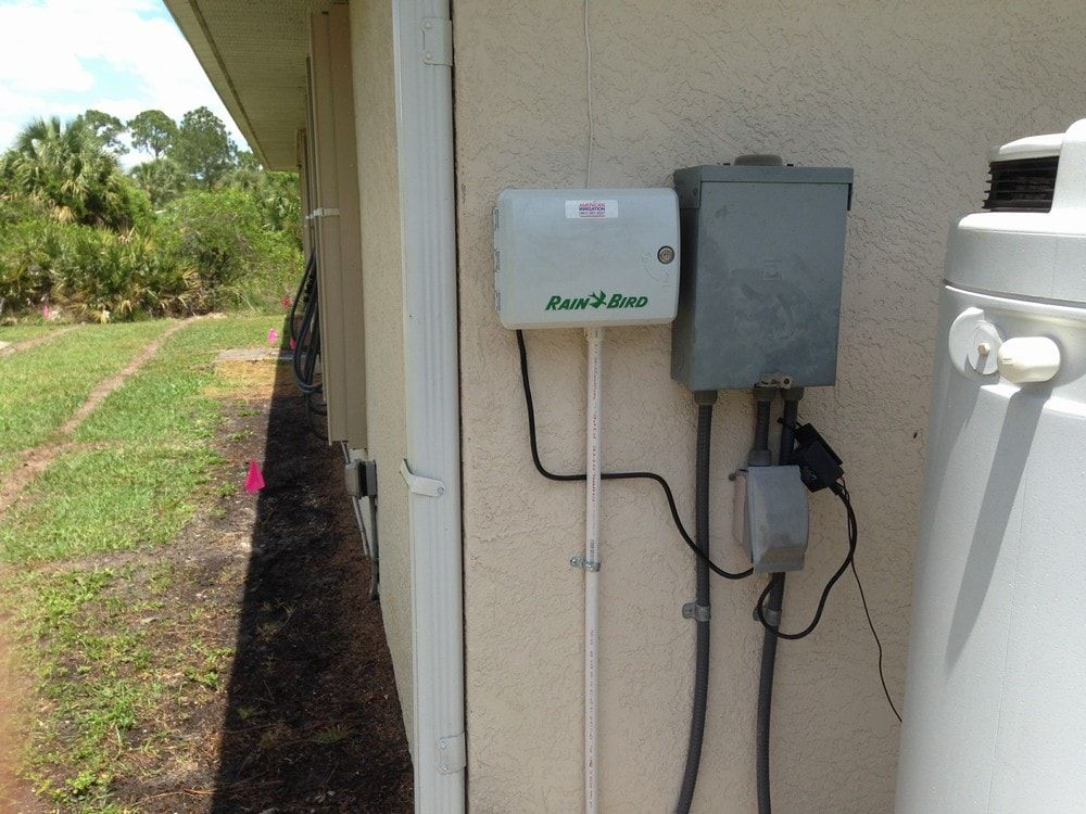 Weather station installation for irrigation palm harbor florida