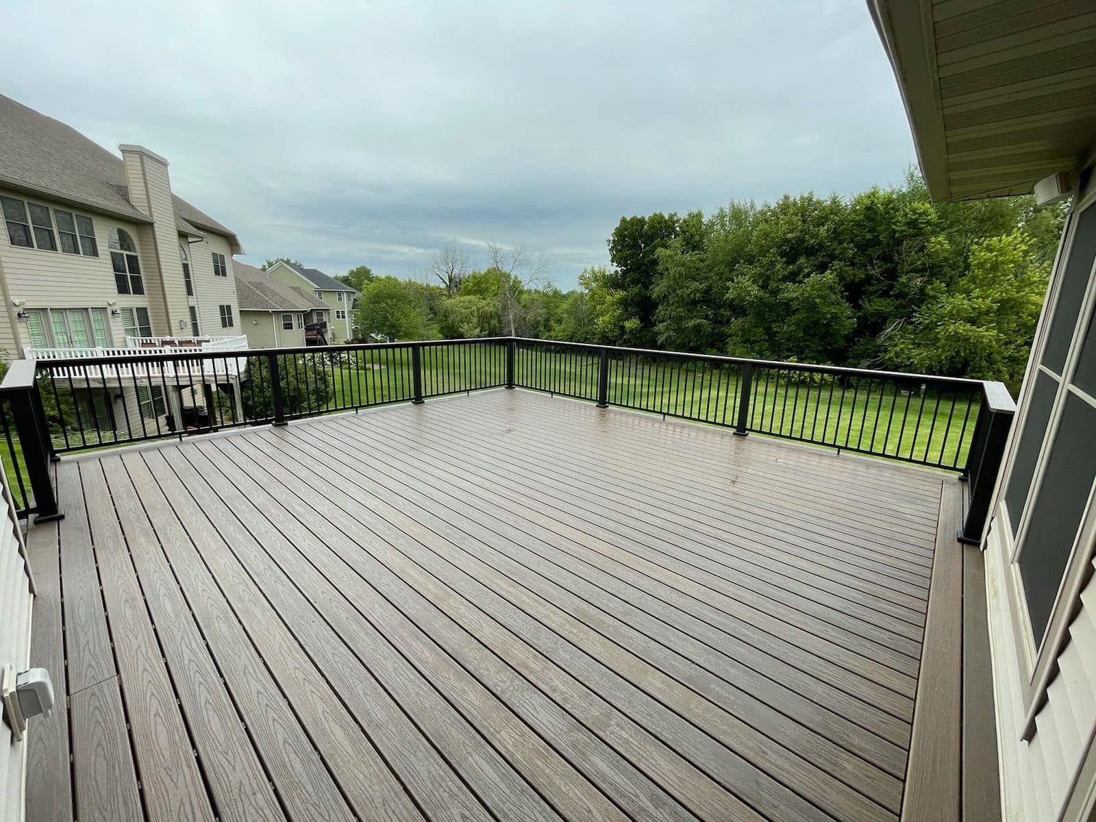 Balcony Wide Deck Design - Waverly, IA - JD Builders, LLC