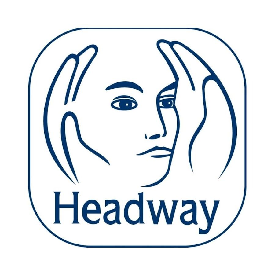 Headway logo: face framed by hands within a blue-lined square, with "Headway" below.