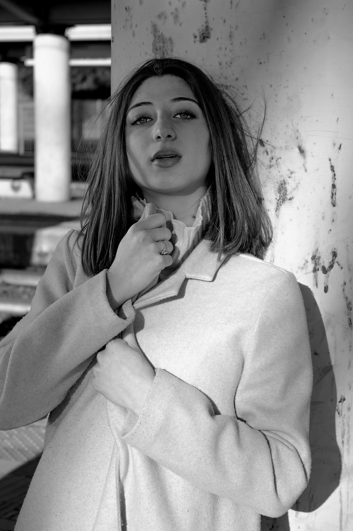 Portfolio modelle agenzia moda sostenibile, shooting Toscana Firenze