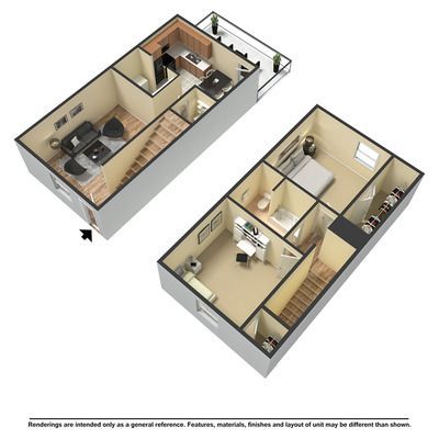 two story two bedroom