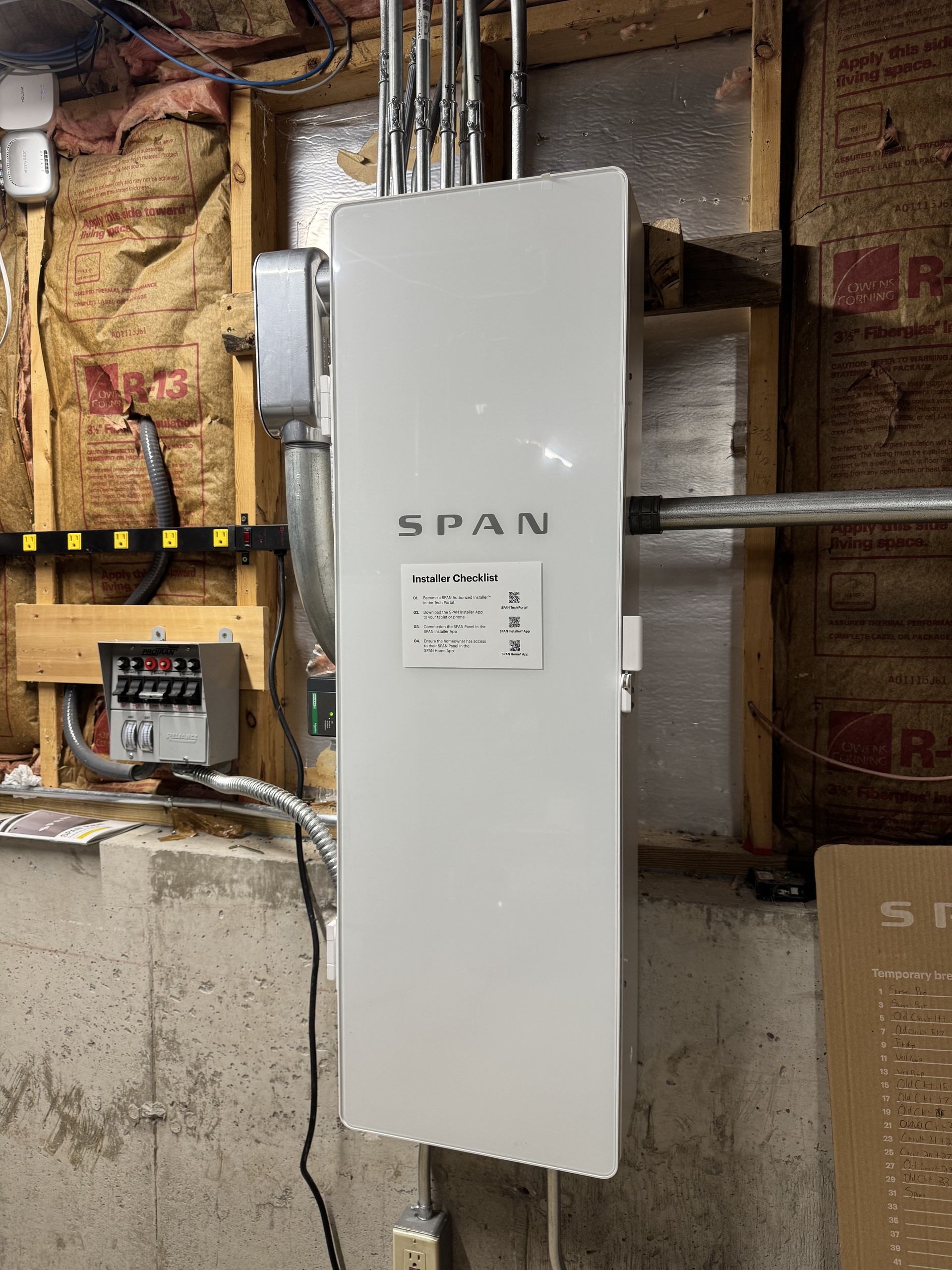 SPAN Panel Installed