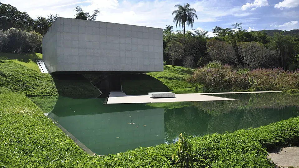 Lago en Inhotim