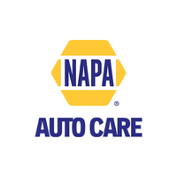 NAPA Auto Care logo in blue and yellow on a white background
