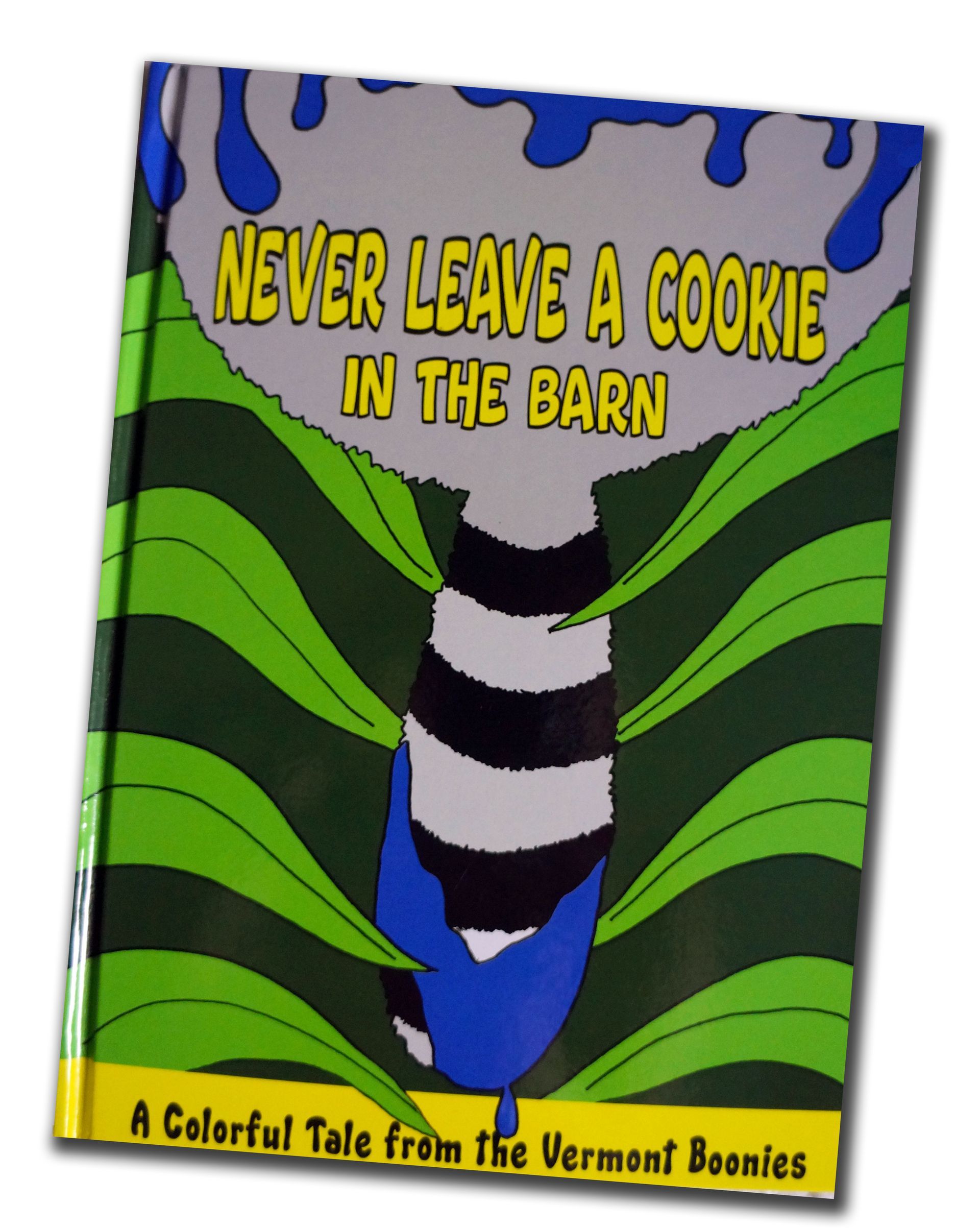 Never Leave a Cookie in the Barn children's book from the Great Vermont Corn Maze