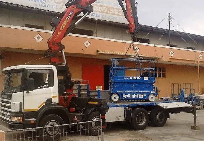 Camion con gru