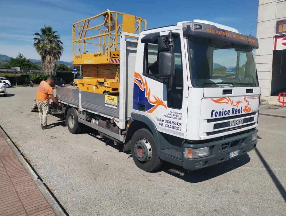 Camion con gru