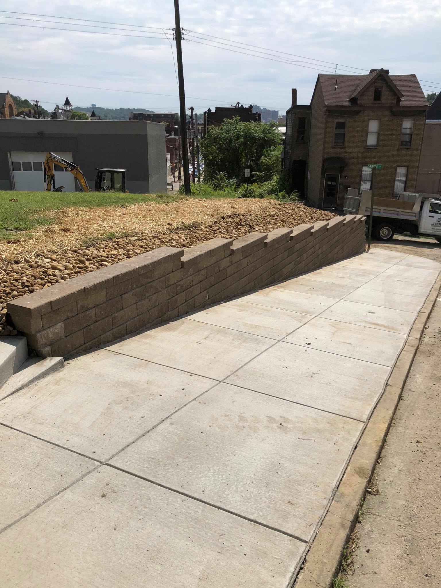 New Retaining Wall