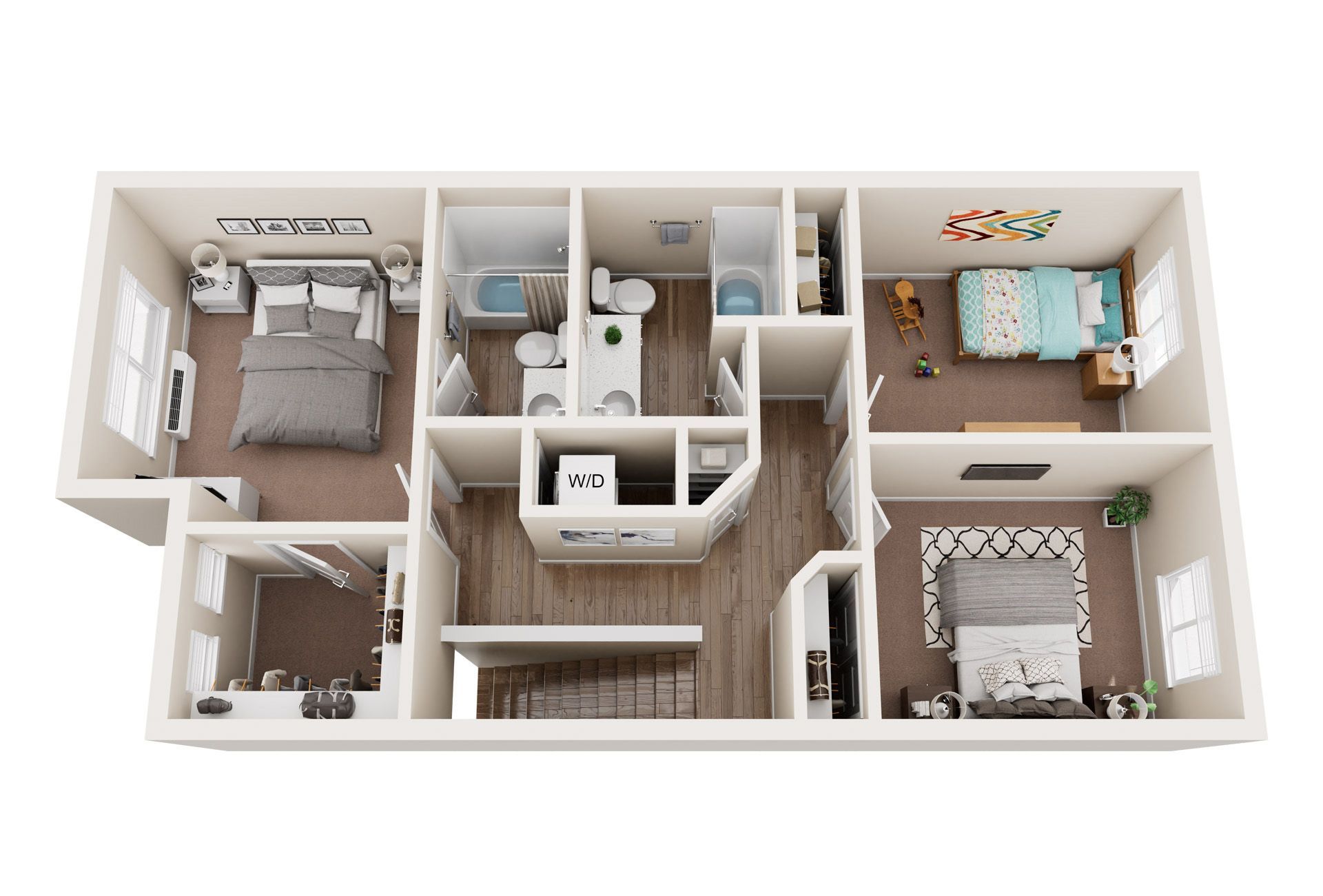 Autumn Woods 3x2 floorplan top floor