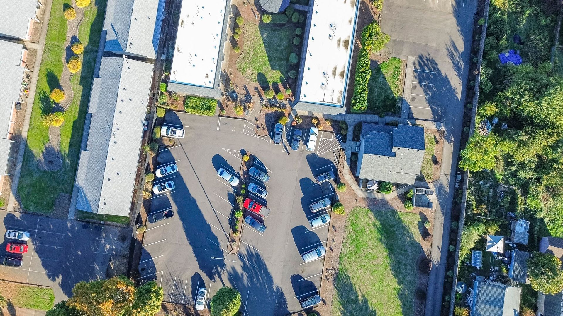 Monmouth Villas aerial photo