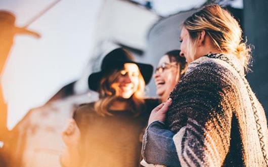 joyful women