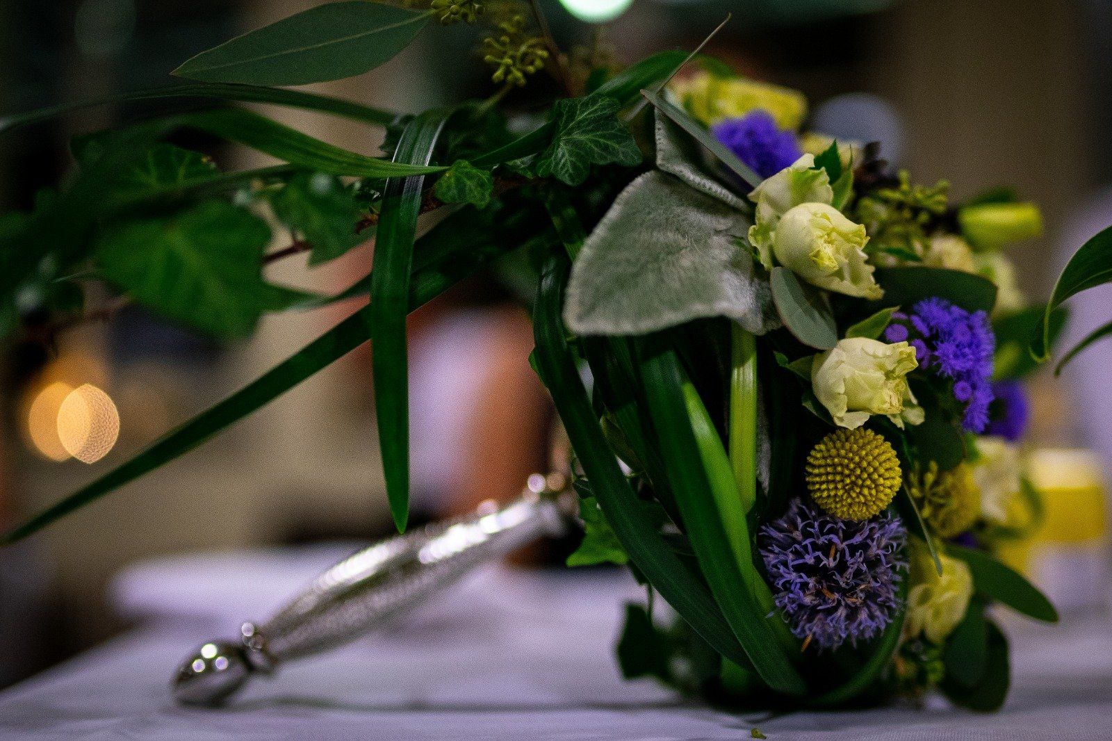 Rassel mit Blumen