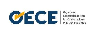 ECE logo in blue and gold with text: “Organismo Especializado para las Contrataciones Públicas Eficientes.”