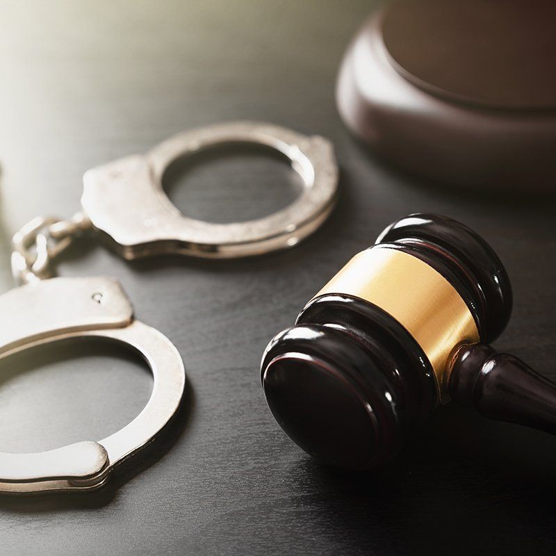 Gavel And Handcuff