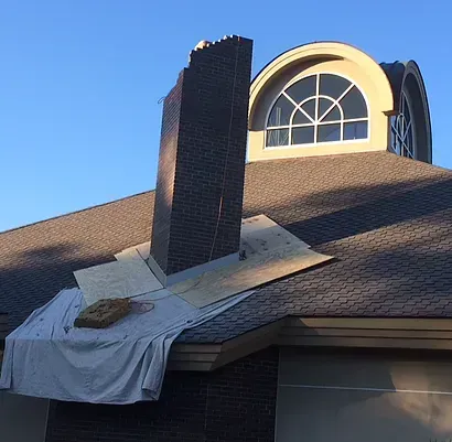 Unfinished Chimney - Calabash, NC - Roof Doctor Of The Carolinas Inc.