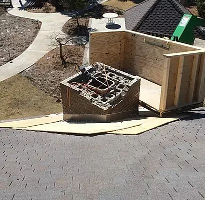 Repairing Chimney - Calabash, NC - Roof Doctor Of The Carolinas Inc.