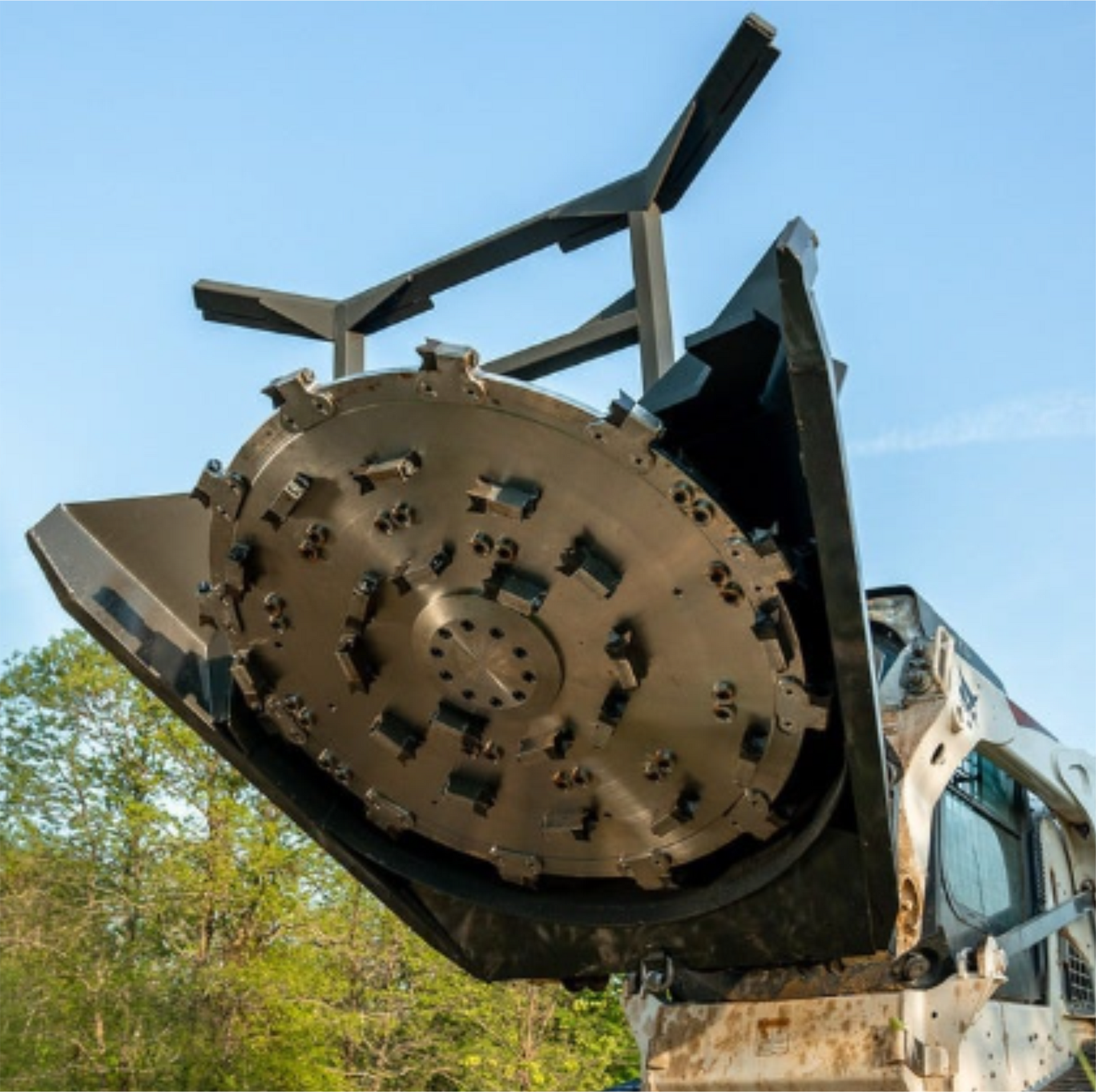 A large machine with a lot of holes in it
