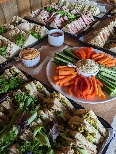 Food buffet for a meeting