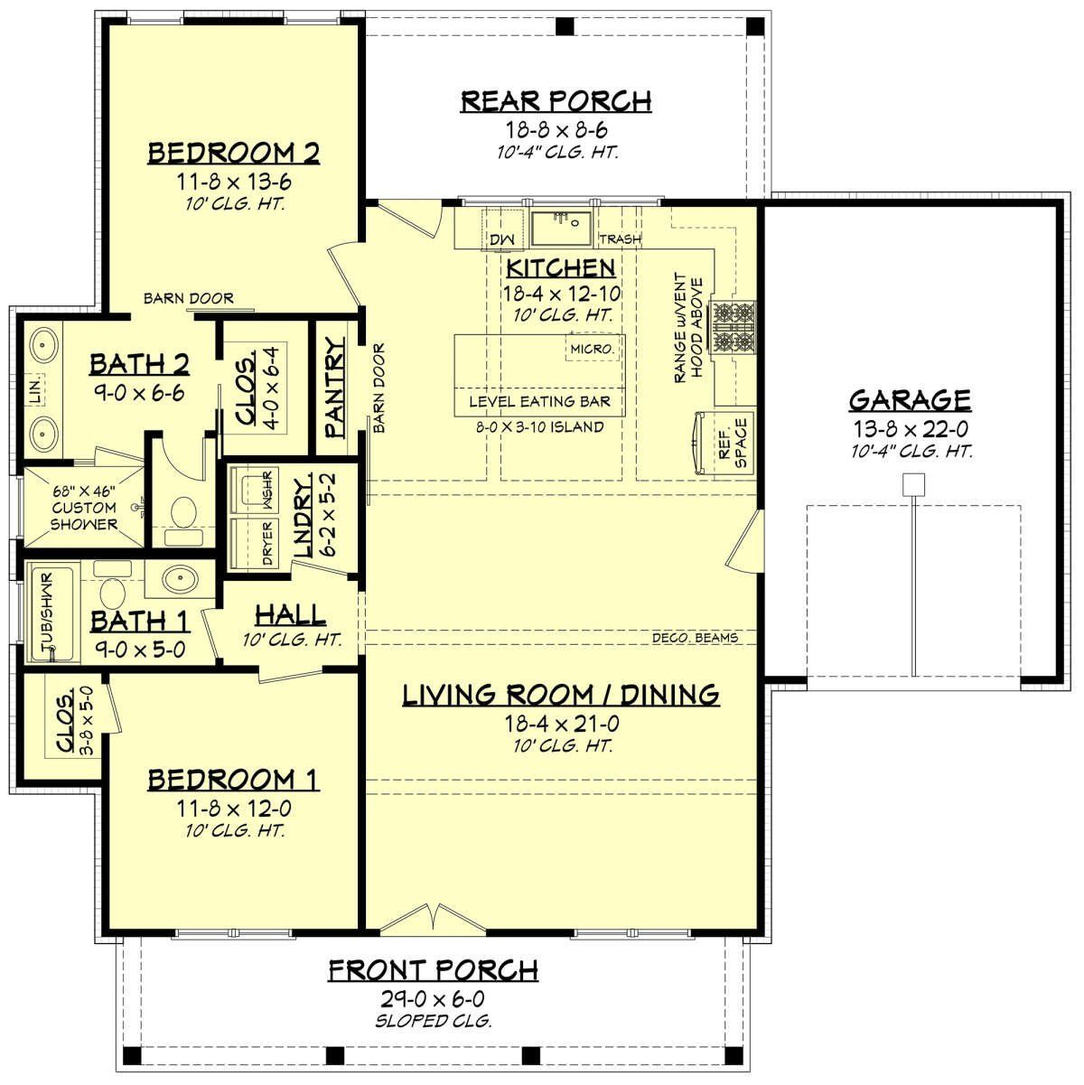 Blue creek house floor plan