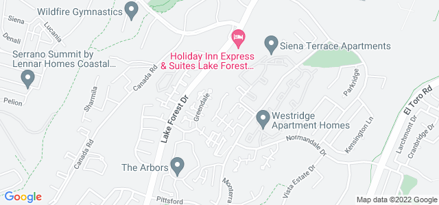 Map of business location