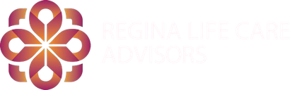 Pink and orange floral logo with faint “Regional Care Advisors” text
