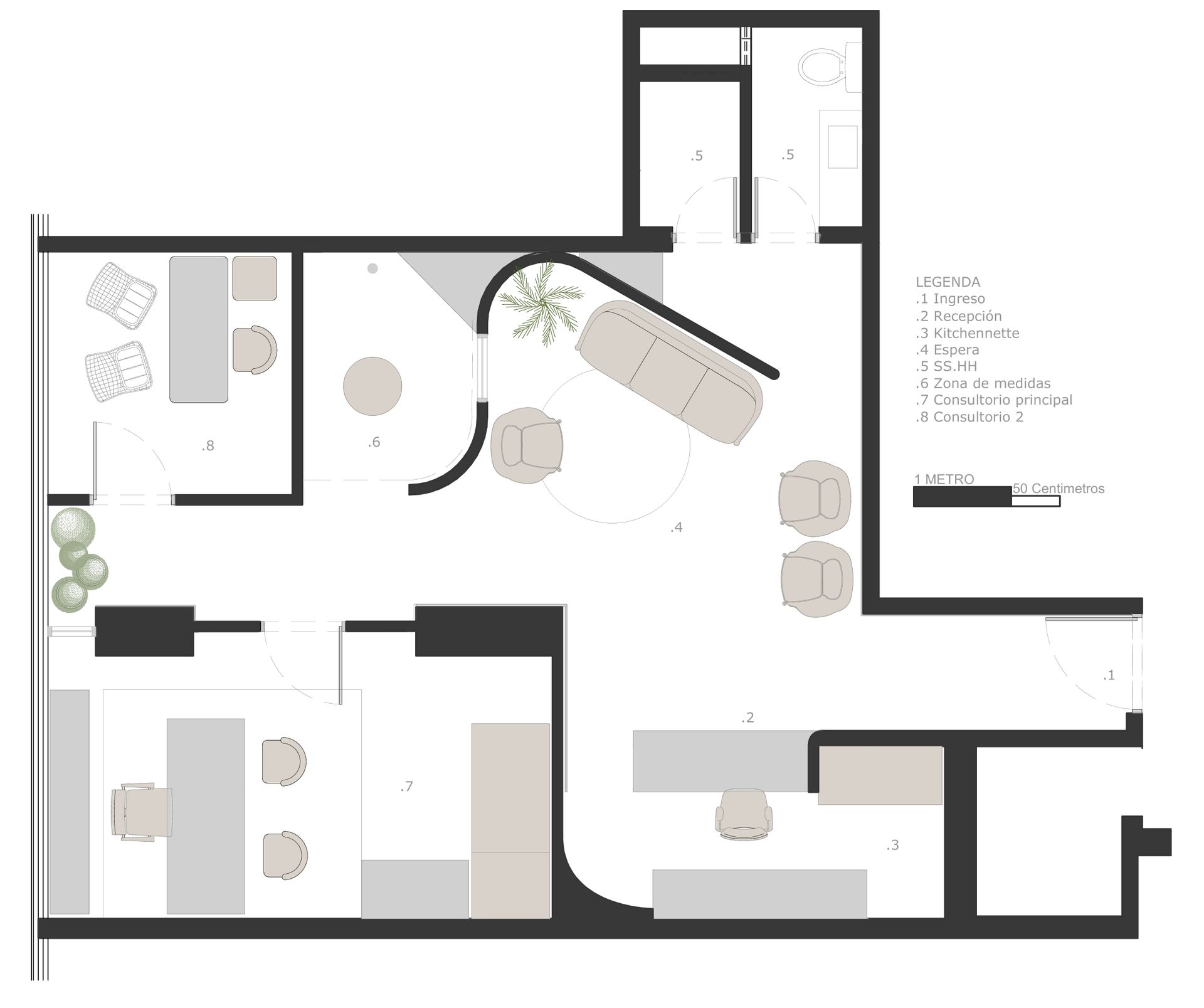Un plano en blanco y negro de una casa.