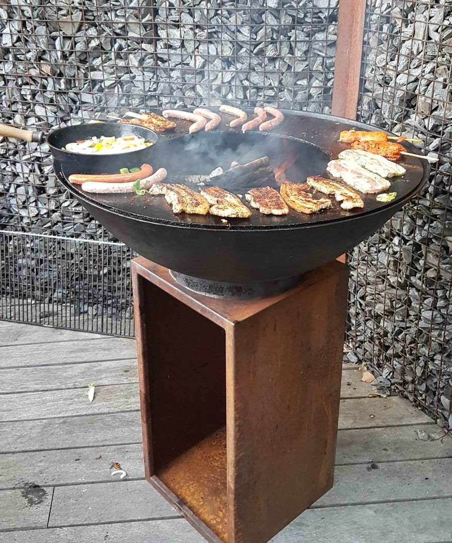 brasero plancha
