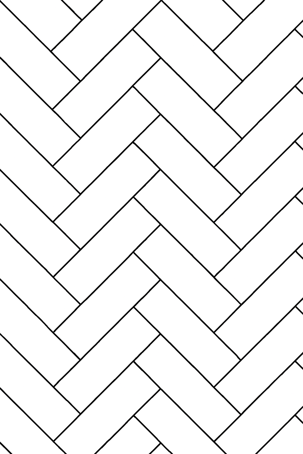 Herringbone pattern in black and white.