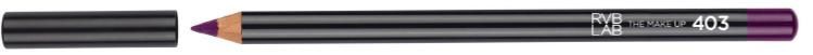 Purple eyeliner pencil with detached cap.