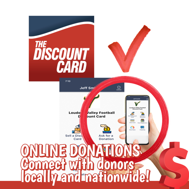 Discount Card™ Online Donations Fundraiser Fundraise by connecting with donors locally and nationwide using The Discount Card™ Online Donations Campaign.