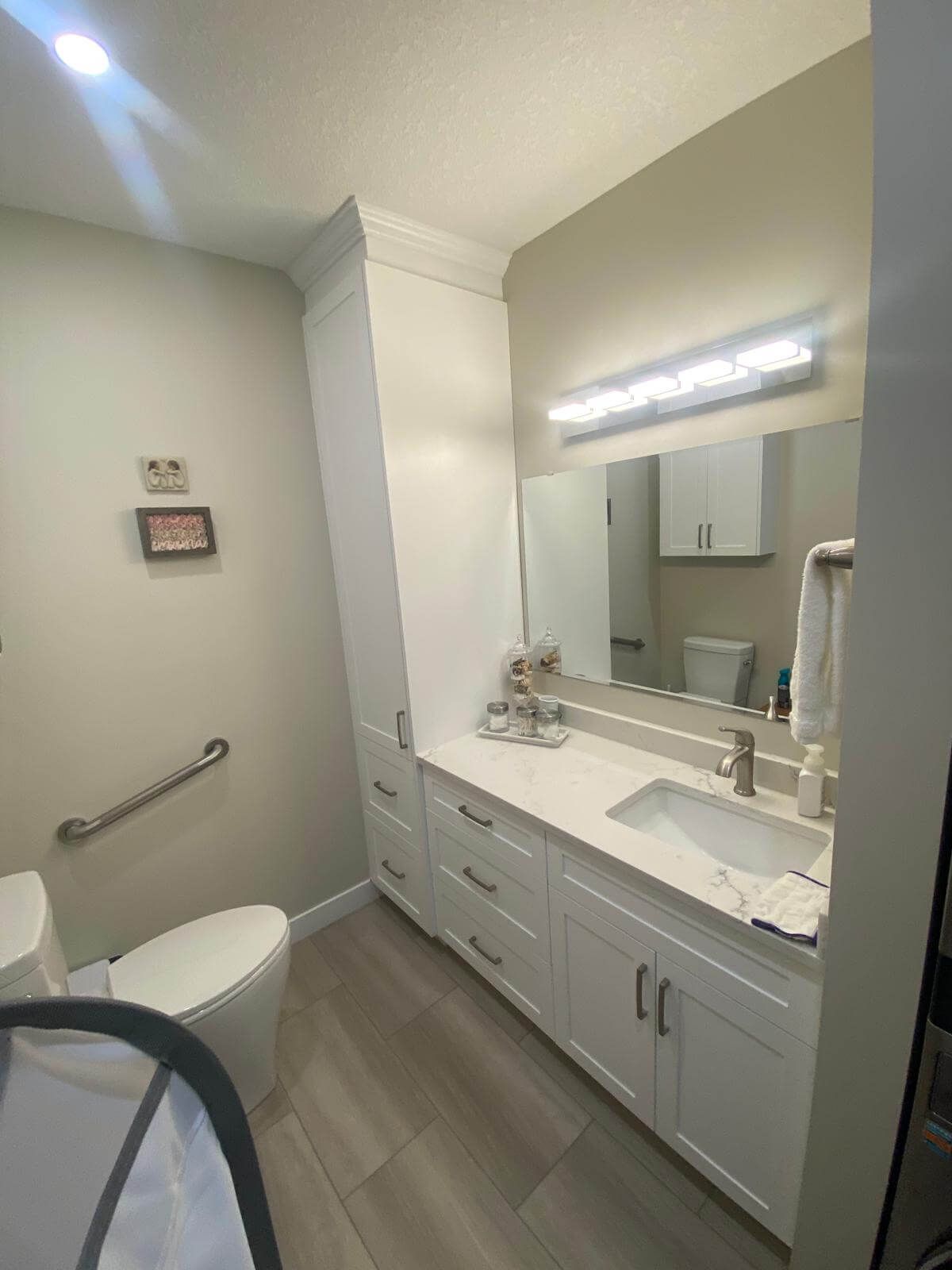 Modern powder room